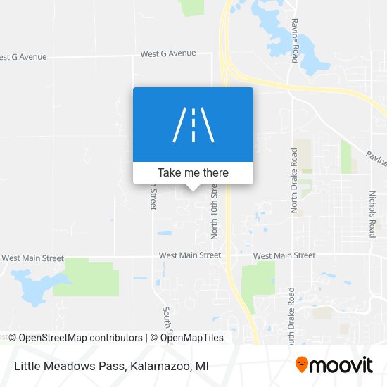 Little Meadows Pass map