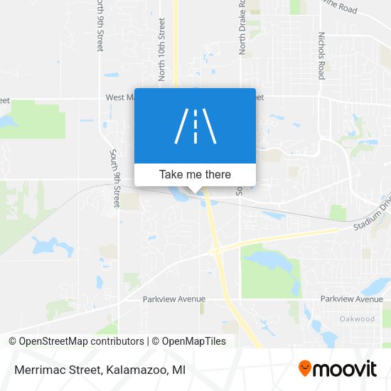 Merrimac Street map