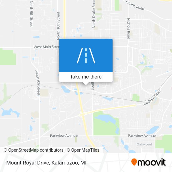 Mapa de Mount Royal Drive