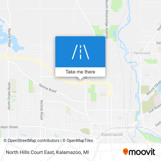 North Hills Court East map
