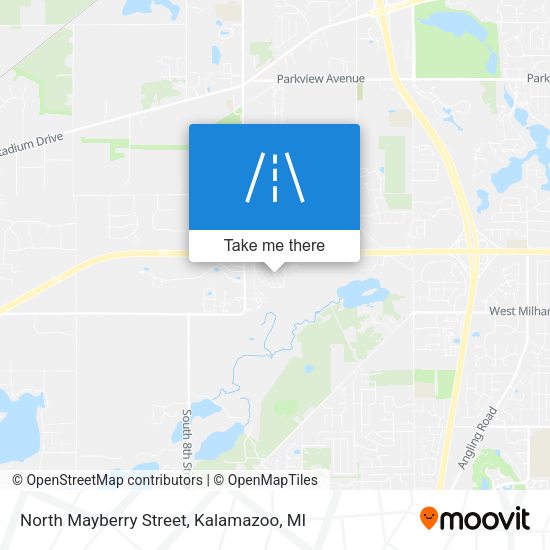 North Mayberry Street map