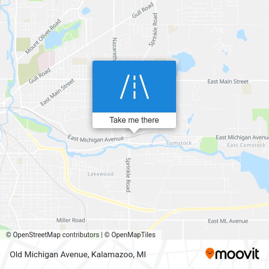 Old Michigan Avenue map