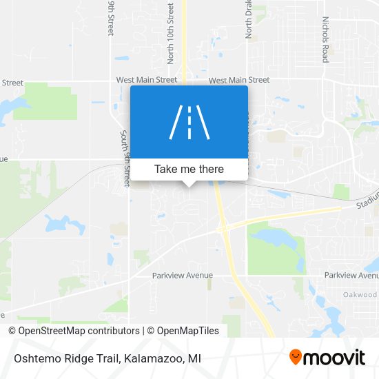 Oshtemo Ridge Trail map