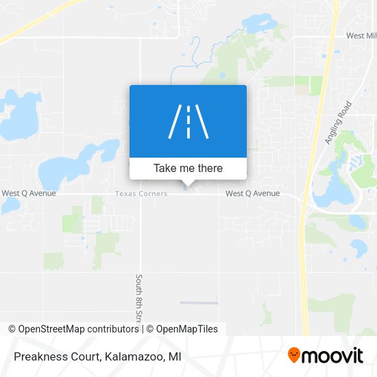Mapa de Preakness Court