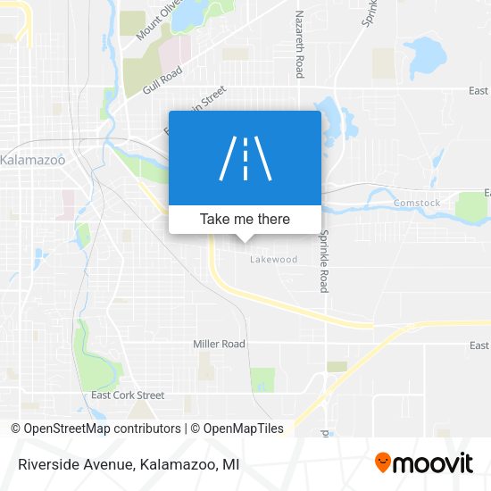 Mapa de Riverside Avenue