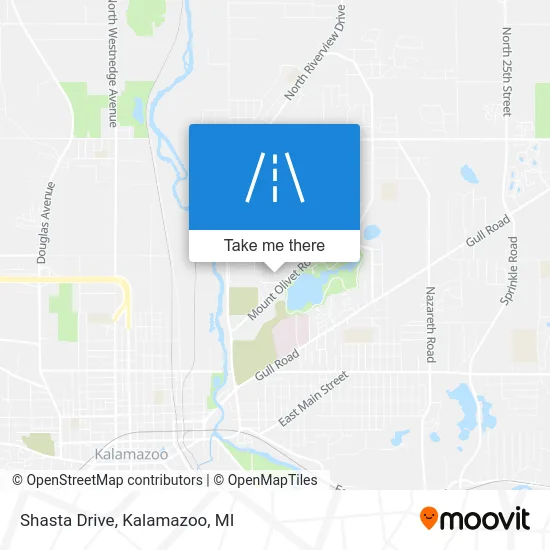 Shasta Drive map