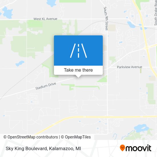 Sky King Boulevard map
