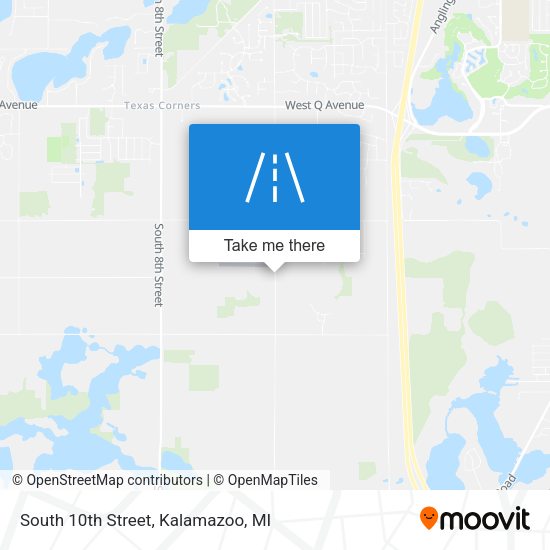 Mapa de South 10th Street