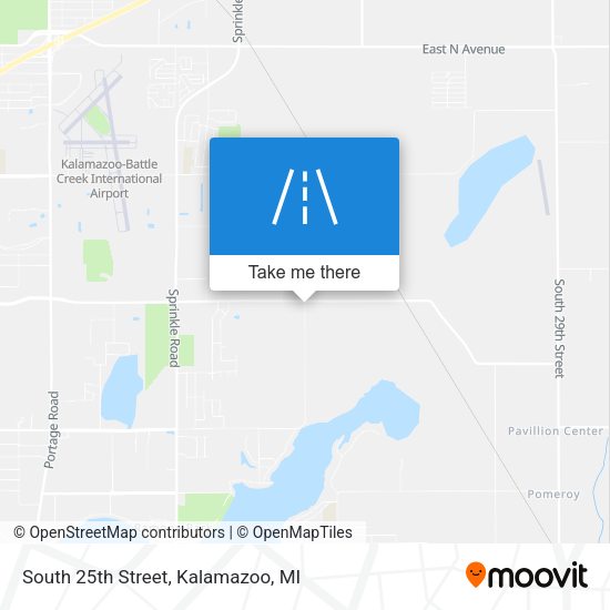 Mapa de South 25th Street