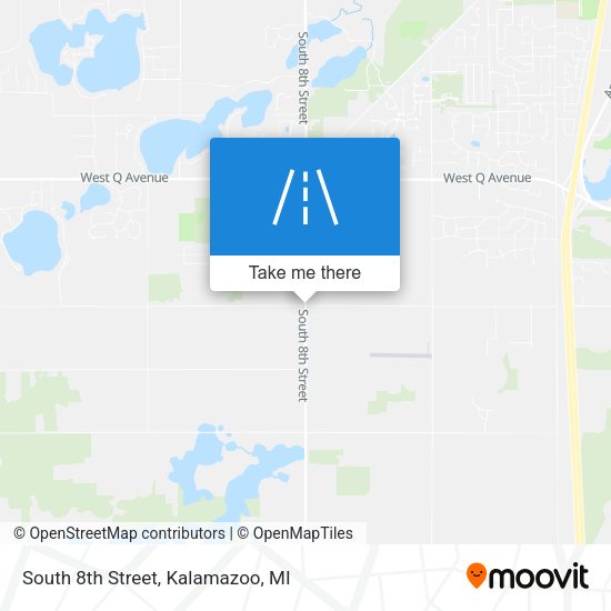 Mapa de South 8th Street