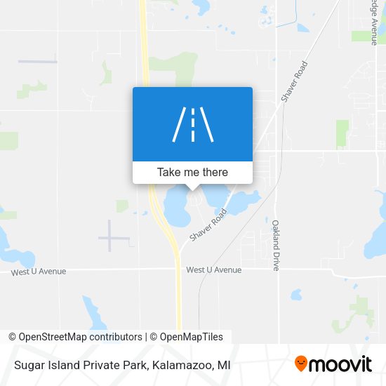 Mapa de Sugar Island Private Park