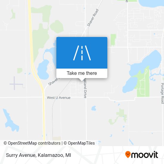 Mapa de Surry Avenue