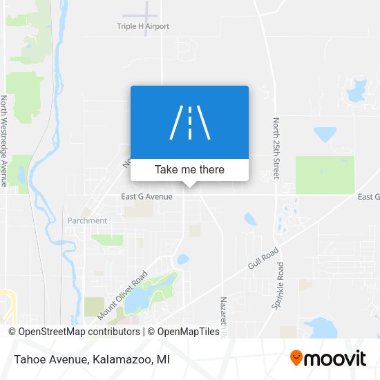 Mapa de Tahoe Avenue