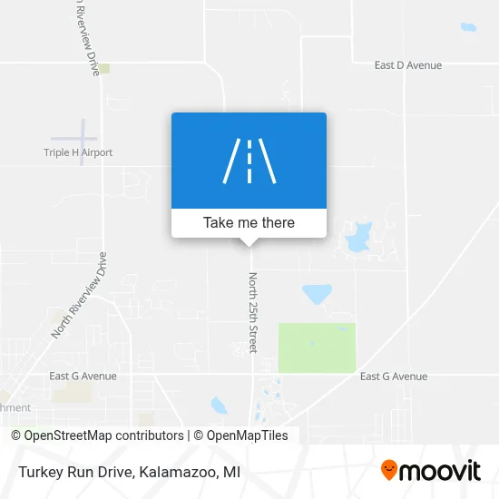 Turkey Run Drive map