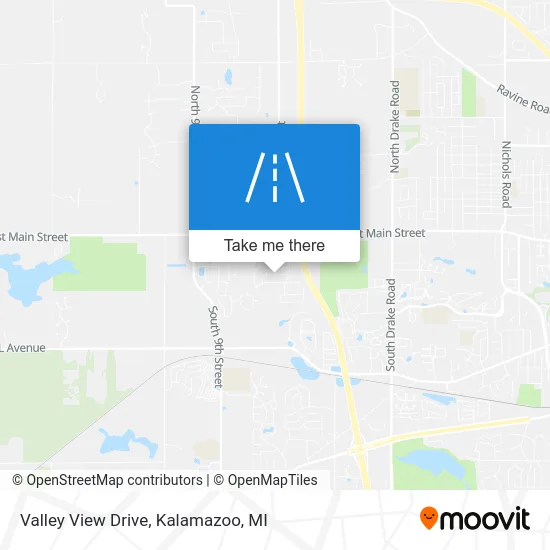 Valley View Drive map