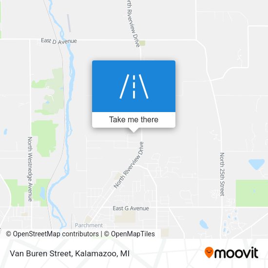 Mapa de Van Buren Street