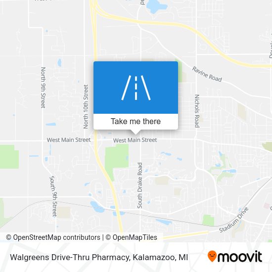 Walgreens Drive-Thru Pharmacy map