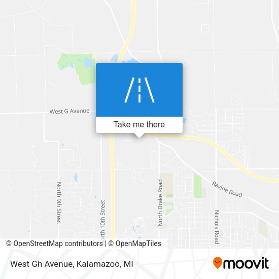 Mapa de West Gh Avenue