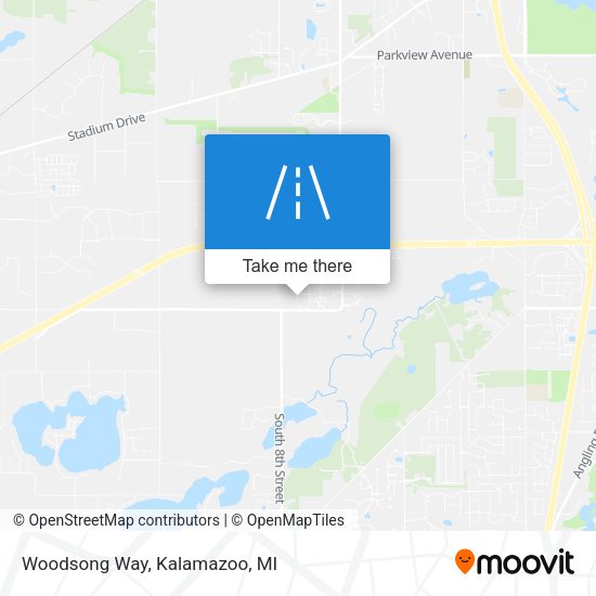Mapa de Woodsong Way