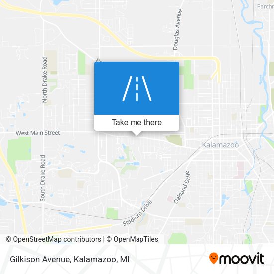 Mapa de Gilkison Avenue