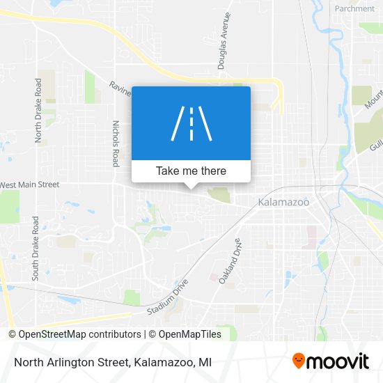 North Arlington Street map