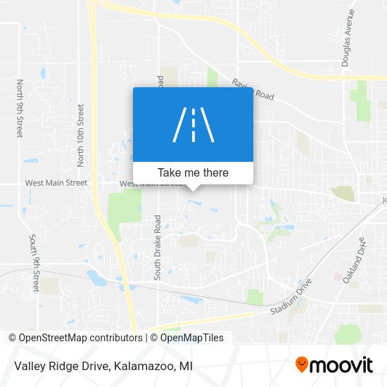 Mapa de Valley Ridge Drive