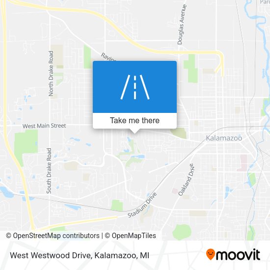 Mapa de West Westwood Drive