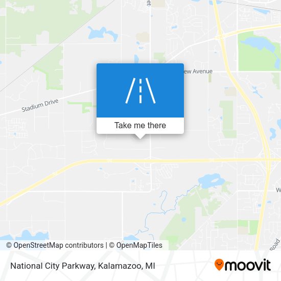 National City Parkway map