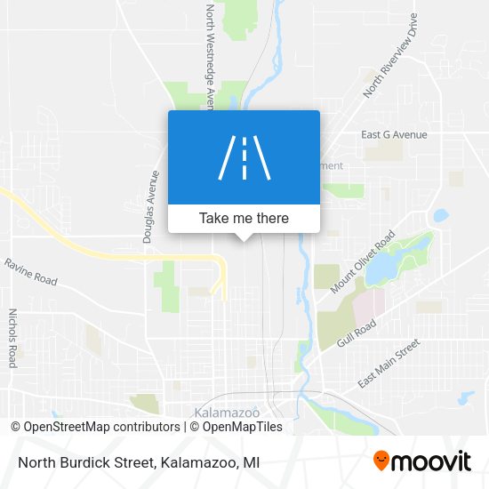 Mapa de North Burdick Street