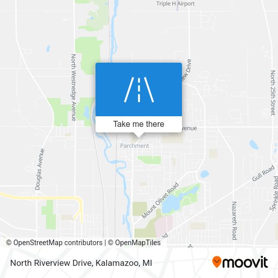 North Riverview Drive map