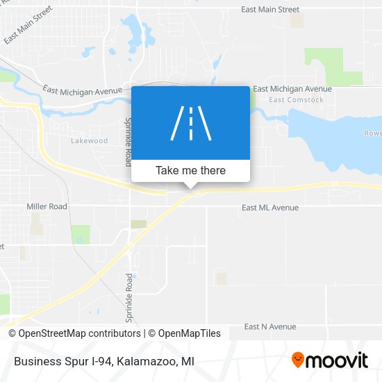 Business Spur I-94 map