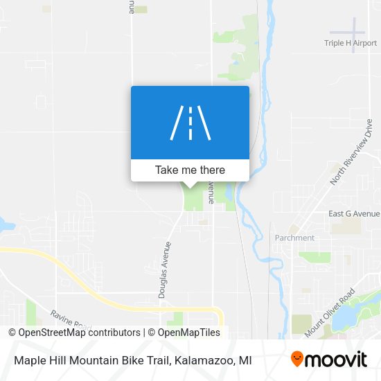 Maple Hill Mountain Bike Trail map