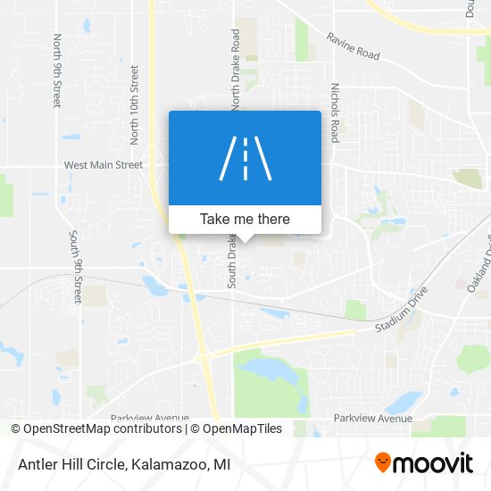 Antler Hill Circle map