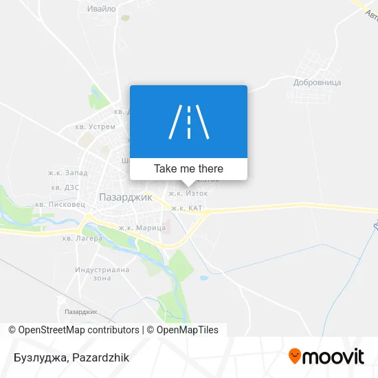 Карта Бузлуджа