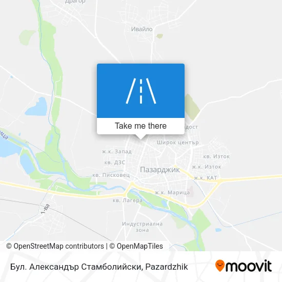 Карта Бул. Александър Стамболийски