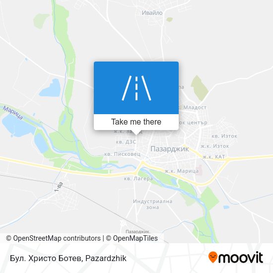 Бул. Христо Ботев map
