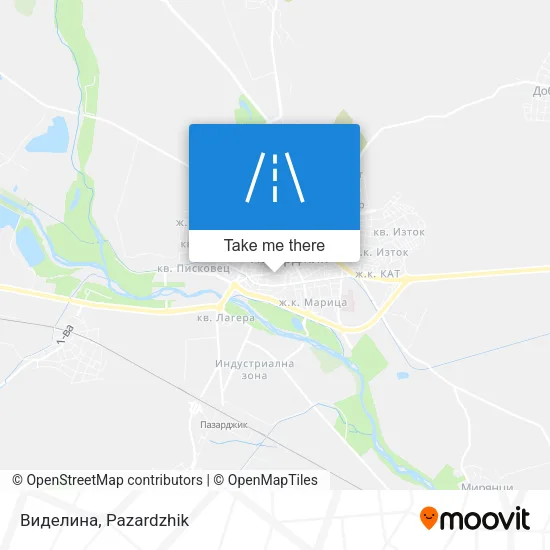 Карта Виделина
