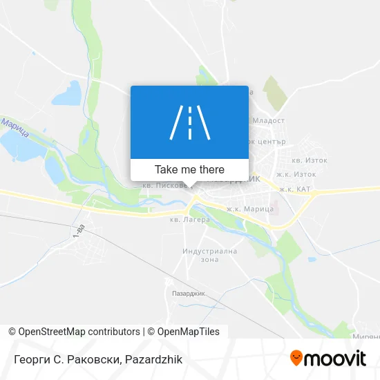 Карта Георги С. Раковски