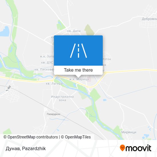 Дунав map