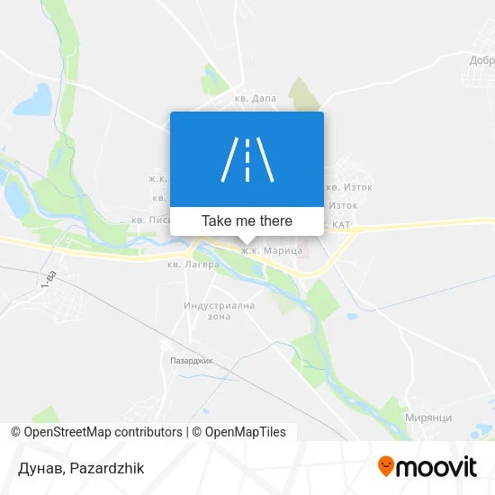 Карта Дунав