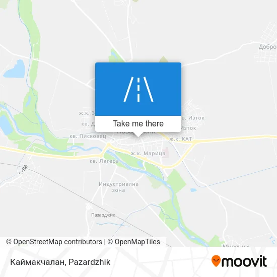 Карта Каймакчалан