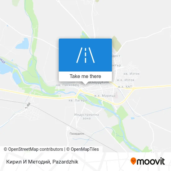 Карта Кирил И Методий