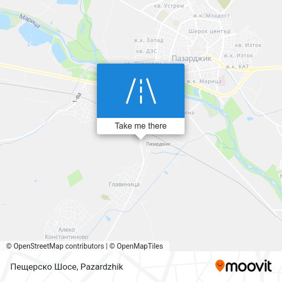 Пещерско Шосе map