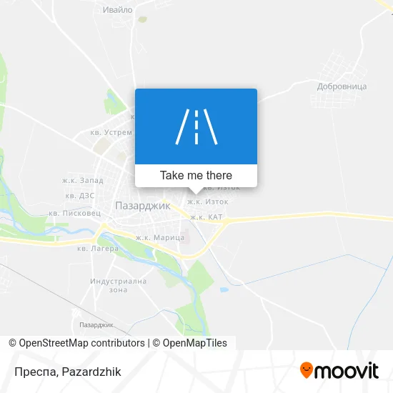 Карта Преспа
