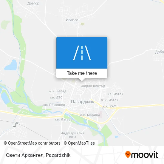 Карта Свети Архангел