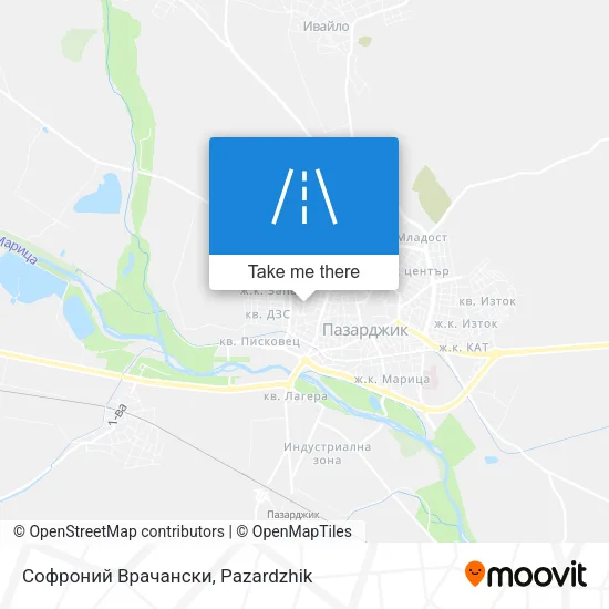 Карта Софроний Врачански