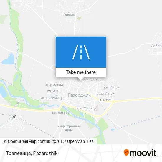 Карта Трапезица