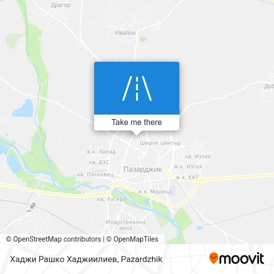 Карта Хаджи Рашко Хаджиилиев