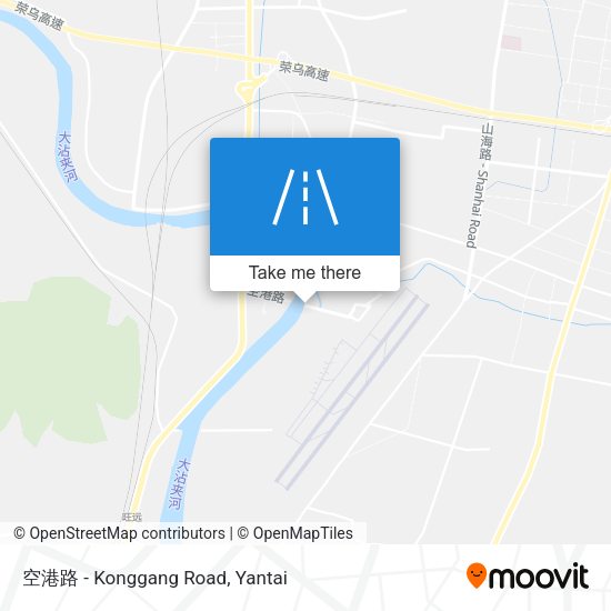 空港路 - Konggang Road map