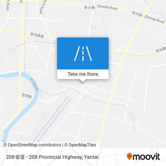 208省道 - 208 Provincial Highway map